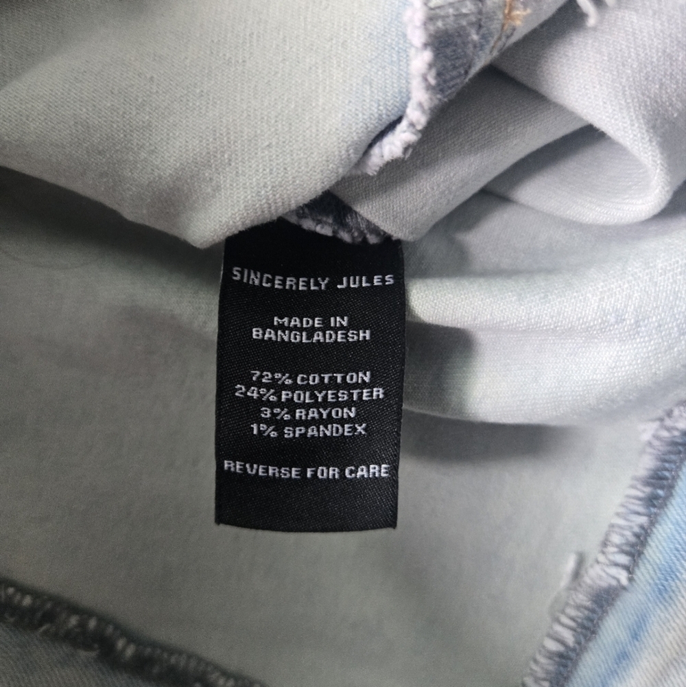 Sincerely Jules Light Blue Denim Wrap Skirt - Picture 5 of 6